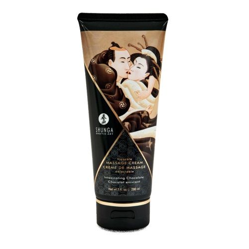 Массажный крем для тела с ароматом шоколада Intoxicating Chocolate - 200 мл. - Shunga - купить с доставкой в Златоусте