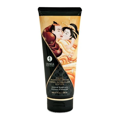 Массажный крем для тела с ароматом миндаля Almond Sweetness - 200 мл. - Shunga - купить с доставкой в Златоусте