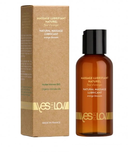 Натуральная массажная смазка Natural Lubricant Orange Blossom - 100 мл. - YESforLOV - купить с доставкой в Златоусте