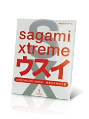 Ультратонкий презерватив Sagami Xtreme SUPERTHIN - 1 шт. - Sagami - купить с доставкой в Златоусте