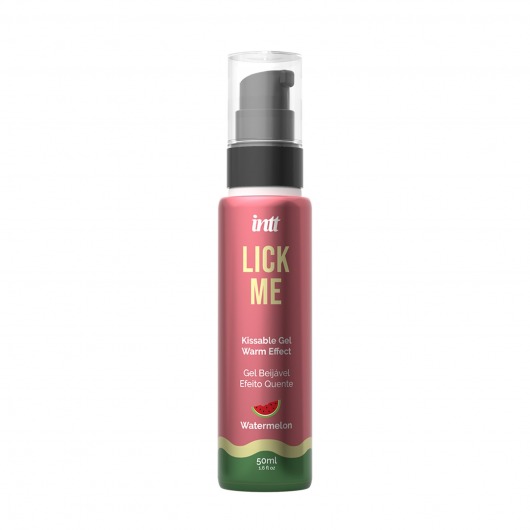 Гель Lick Me с согревающим эффектом и ароматом арбуза - 50 мл. - INTT - купить с доставкой в Златоусте