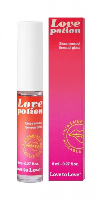 Возбуждающий блеск для губ Love Potion - 8 мл. - Love to Love - купить с доставкой в Златоусте