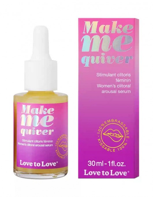 Возбуждающие капли для клитора Make Me Quiver - 30 мл. - Love to Love - купить с доставкой в Златоусте