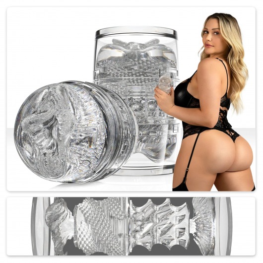 Прозрачный двусторонний мастурбатор Fleshlight Quickshot Mia Malkova - Fleshlight - в Златоусте купить с доставкой