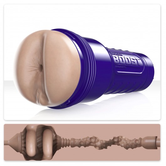 Телесный мастурбатор-анус Fleshlight Boost Blast Female - Fleshlight - в Златоусте купить с доставкой