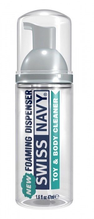 Очищающая пенка для игрушек и тела Toy   Body Cleaner Foamer - 47 мл. - Swiss navy - купить с доставкой в Златоусте
