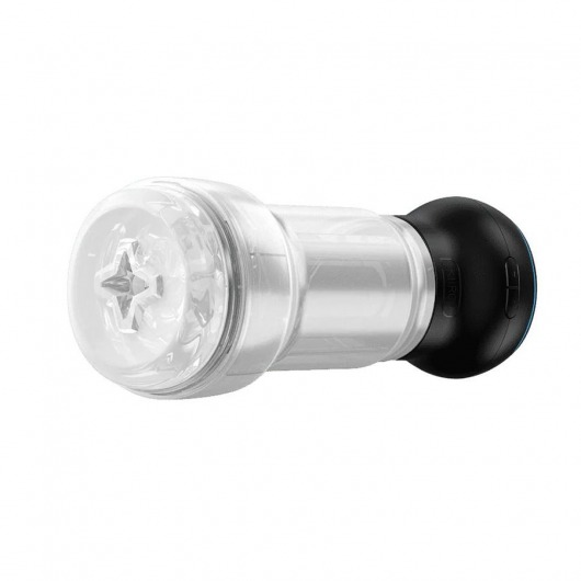 Набор PowerBlow   Feel Pocket Stroker Crystal: мастурбатор и интерактивная насадка - Kiiroo - в Златоусте купить с доставкой