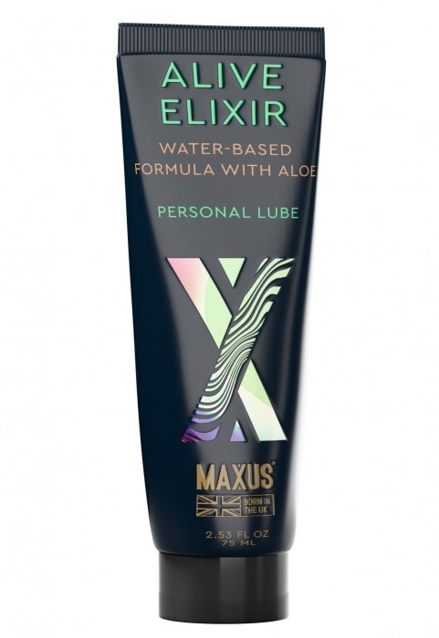 Интимный гель на водной основе MAXUS Alive Elixir - 75 мл. - Maxus - купить с доставкой в Златоусте