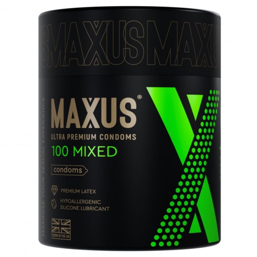 Презервативы MAXUS Mixed - 100 шт. - Maxus - купить с доставкой в Златоусте