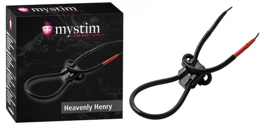 Эрекционное лассо для электростимуляции HEAVENLY HENRY - MyStim - купить с доставкой в Златоусте