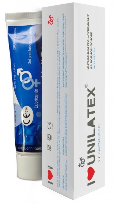 Лубрикант на водной основе Unilatex Gel - 80 мл. - Unilatex - купить с доставкой в Златоусте