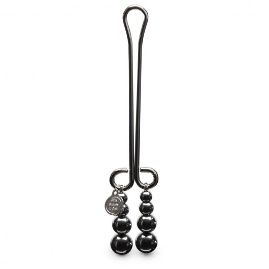 Зажим для клитора с бусинами Just Sensation Beaded Clitoral Clamp - Fifty Shades of Grey - купить с доставкой в Златоусте