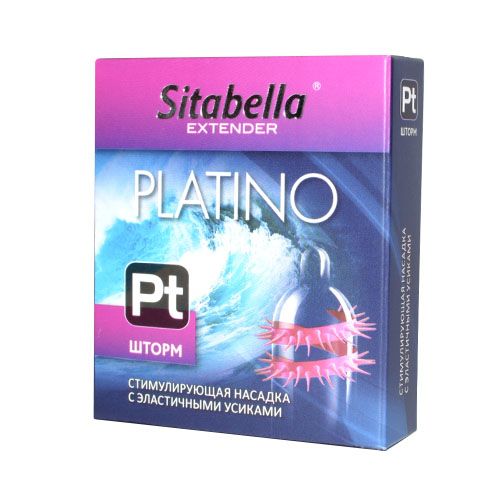 Стимулирующая насадка со спиралью из усиков Platino  Шторм - Sitabella - купить с доставкой в Златоусте