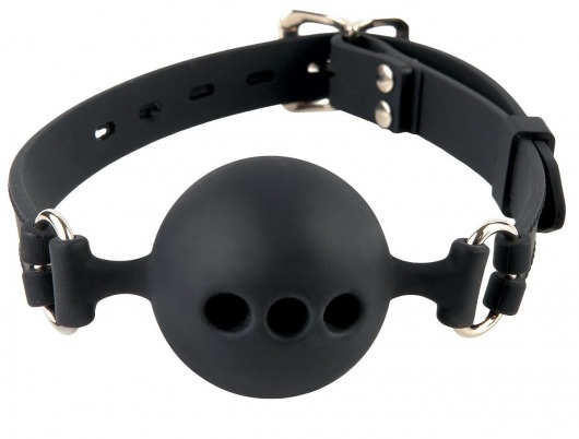 Силиконовый кляп-шар с отверстиями для дыхания Silicone Breathable Ball Gag Small - Pipedream - купить с доставкой в Златоусте