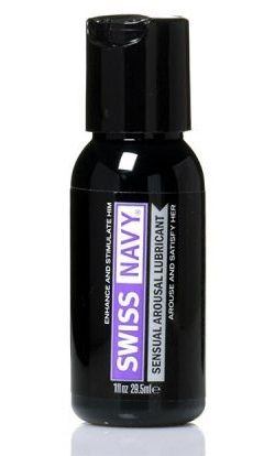 Возбуждающий гель-лубрикант на водной основе Sensual Arousal Lubricant  - 29,5 мл. - Swiss navy - купить с доставкой в Златоусте