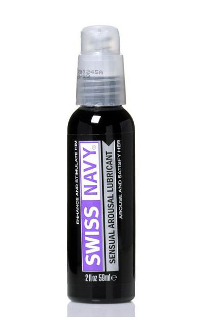 Возбуждающий гель-лубрикант на водной основе Sensual Arousal Lubricant - 59 мл. - Swiss navy - купить с доставкой в Златоусте