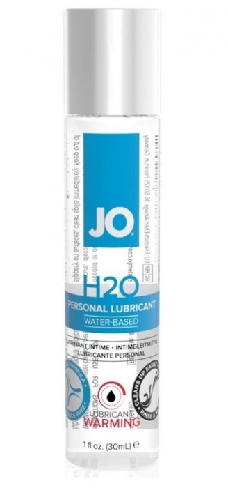 Возбуждающий лубрикант на водной основе JO Personal Lubricant H2O Warming - 30 мл. - System JO - купить с доставкой в Златоусте