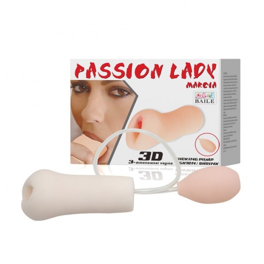 Мастурбатор Passion Lady Marcia с грушей для имитации посасывания - Baile - в Златоусте купить с доставкой