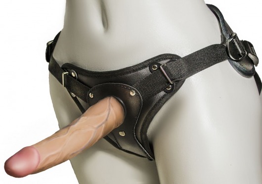 Женский страпон с вагинальной пробкой Woman Strap - 18 см. - LOVETOY (А-Полимер) - купить с доставкой в Златоусте