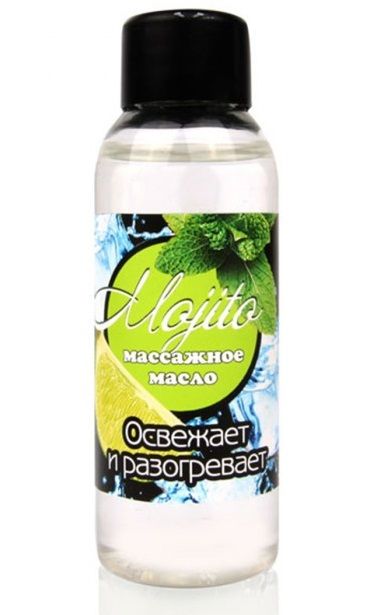 Массажное масло для тела Mojito с ароматом лайма - 50 мл. - Биоритм - купить с доставкой в Златоусте
