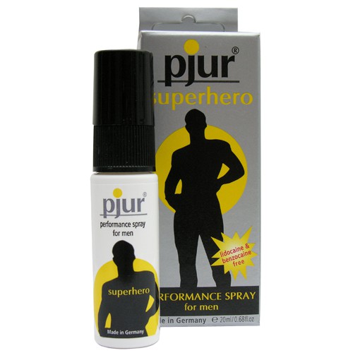 Пролонгирующий мужской спрей pjur SUPERHERO spray - 20 мл. - Pjur - купить с доставкой в Златоусте