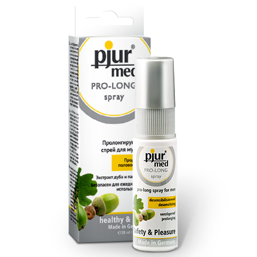 Пролонгирующий спрей с экстрактом дуба и пантенолом pjur MED Pro-long Spray - 20 мл. - Pjur - купить с доставкой в Златоусте