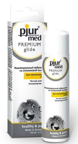 Гипоаллергенный силиконовый лубрикант pjur MED Premium glide - 100 мл. - Pjur - купить с доставкой в Златоусте