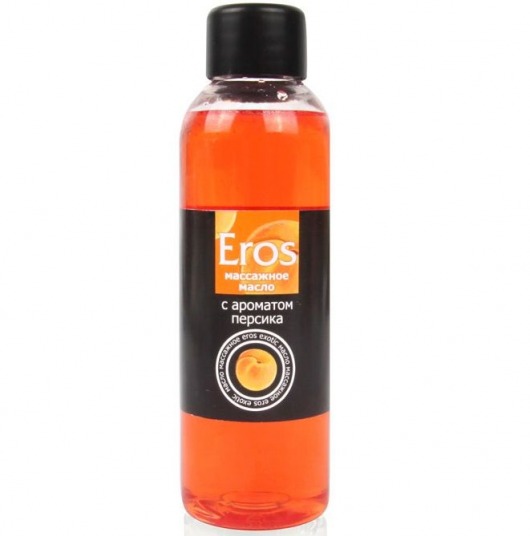 Массажное масло Eros exotic с ароматом персика - 75 мл. - Биоритм - купить с доставкой в Златоусте
