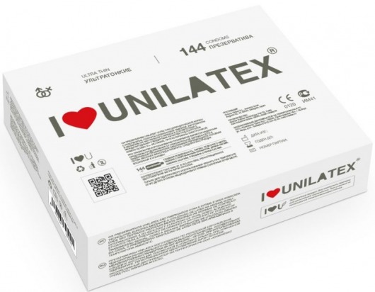 Ультратонкие презервативы Unilatex Ultra Thin - 144 шт. - Unilatex - купить с доставкой в Златоусте