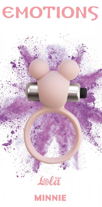 Розовое эрекционное виброколечко Emotions Minnie Light pink - Lola Games - в Златоусте купить с доставкой