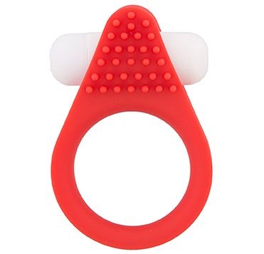 Красное эрекционное кольцо LIT-UP SILICONE STIMU RING 1 RED - Dream Toys - в Златоусте купить с доставкой