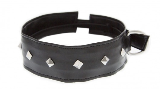 Полиуретановый ошейник с пуклями Collar with Studs - Blush Novelties - купить с доставкой в Златоусте