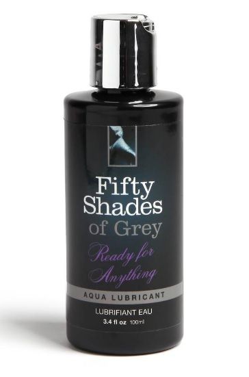 Лубрикант на водной основе Ready for Anything Aqua Lubricant - 100 мл. - Fifty Shades of Grey - купить с доставкой в Златоусте