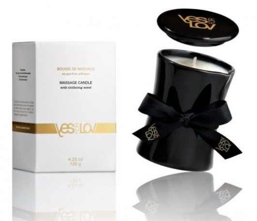 Массажная свеча Titillating Massage Candle - 120 мл. - YESforLOV - купить с доставкой в Златоусте