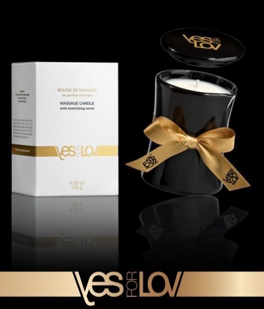 Массажная аромасвеча BEWITCHING MASSAGE CANDLE - 120 мл. - YESforLOV - купить с доставкой в Златоусте