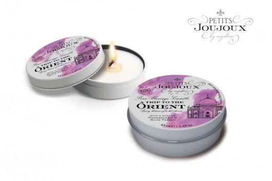 Массажная свеча Petits Joujoux Orient с ароматом граната и белого перца - 33 гр. - MyStim - купить с доставкой в Златоусте