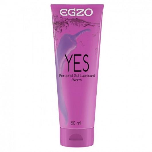 Согревающий лубрикант на водной основе Egzo Yes - 50 мл. - EGZO - купить с доставкой в Златоусте