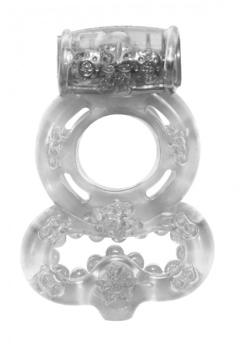 Прозрачное эрекционное кольцо Rings Treadle с подхватом - Lola Games - в Златоусте купить с доставкой