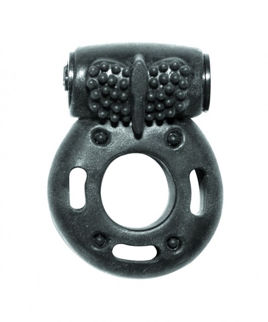 Черное эрекционное кольцо с вибрацией Rings Axle-pin - Lola Games - в Златоусте купить с доставкой