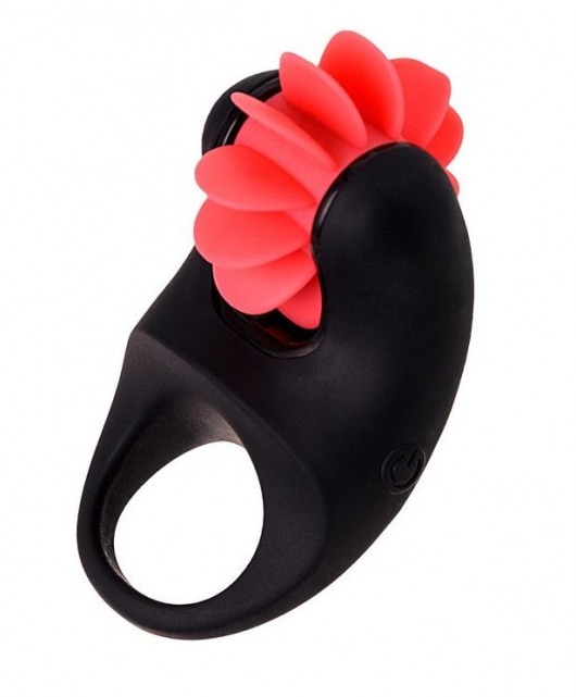 Чёрно-красное эрекционное виброкольцо Erotist - Erotist Adult Toys - в Златоусте купить с доставкой