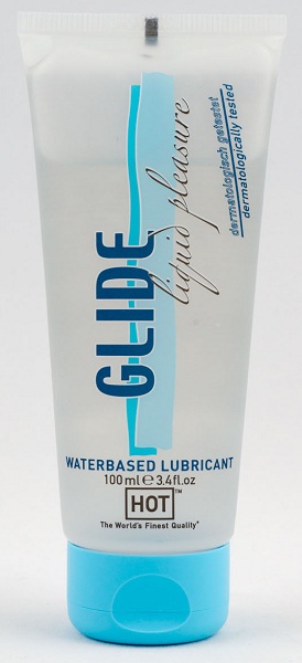 Интимная смазка на водной основе Glide - 100 мл. - HOT - купить с доставкой в Златоусте