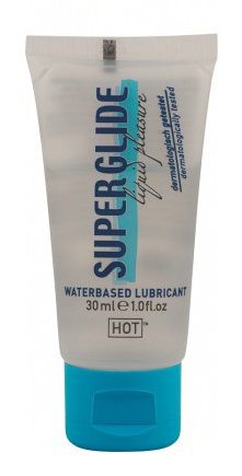 Гель-смазка на водной основе для чувствительной кожи Superglide - 30 мл. - HOT - купить с доставкой в Златоусте