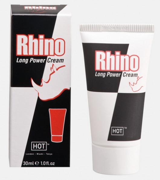 Крем-пролонгатор для мужчин Rhino - 30 мл. - HOT - купить с доставкой в Златоусте