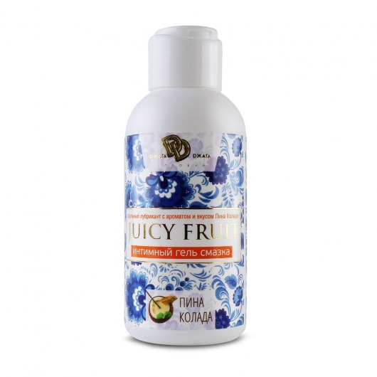 Интимный гель на водной основе JUICY FRUIT с ароматом пина колада - 100 мл. - БиоМед - купить с доставкой в Златоусте