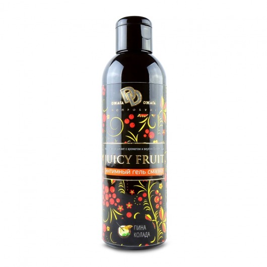 Интимный гель на водной основе JUICY FRUIT с ароматом пина колада - 200 мл. - БиоМед - купить с доставкой в Златоусте