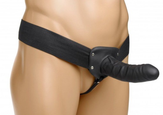 Полый страпон Erection Assist - 15,2 см. - XR Brands - купить с доставкой в Златоусте