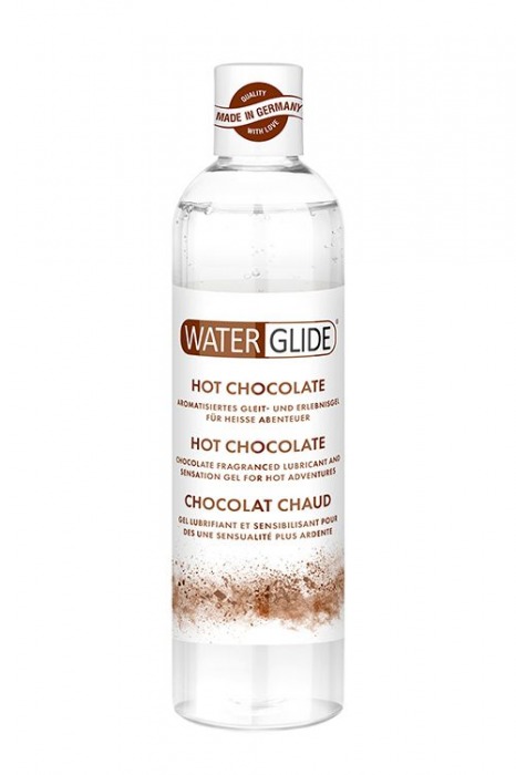 Лубрикант на водной основе с ароматом шоколада HOT CHOCOLATE - 300 мл. - Waterglide - купить с доставкой в Златоусте