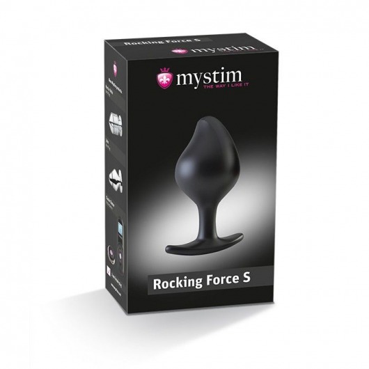 Анальная пробка Rocking Force S для электростимуляции - 9,5 см. - MyStim - купить с доставкой в Златоусте