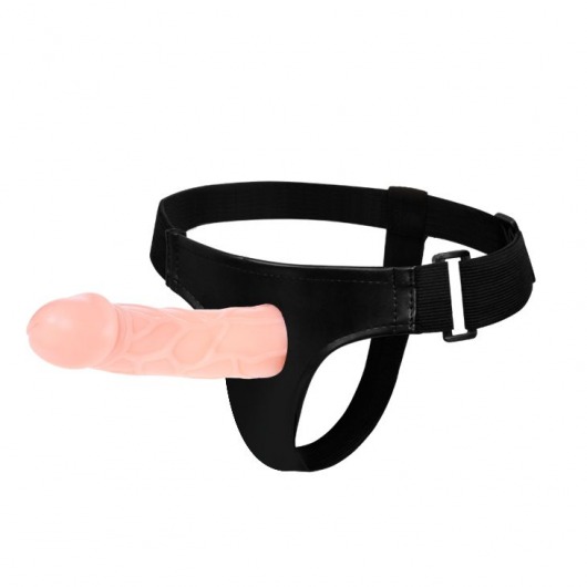 Телесный фаллоимитатор на трусиках Jessica Strap-On - 15,5 см. - Baile - купить с доставкой в Златоусте