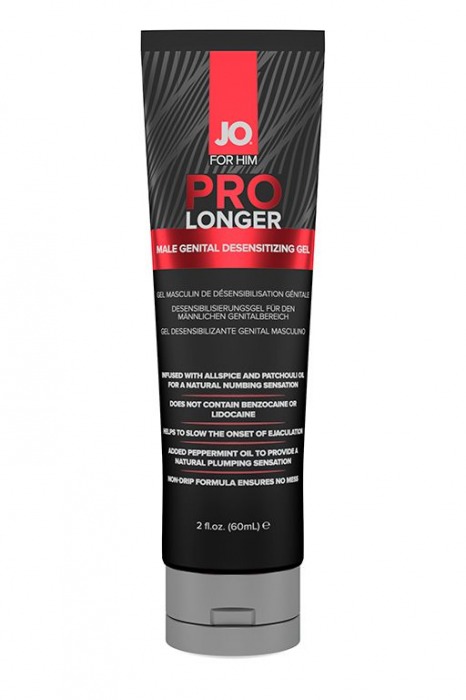 Гель-пролонгатор умеренного действия для мужчин JO Prolonger Gel – 60 мл. - System JO - купить с доставкой в Златоусте